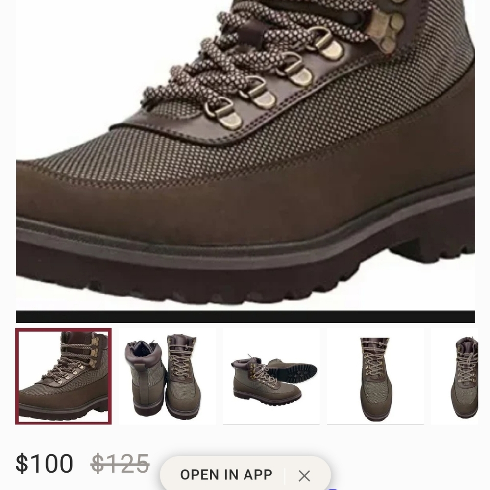 Kenneth cole  weather  resistant  lace up boot size 13 great condition
